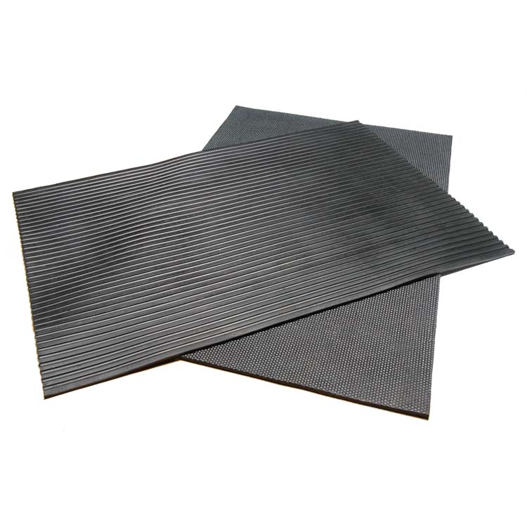One Horse Stall Mat Laid Over Another