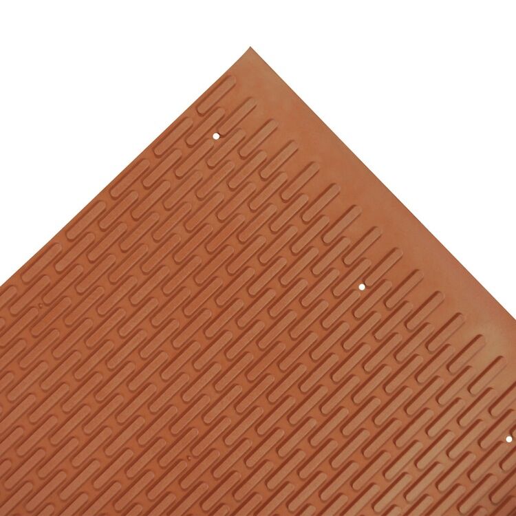 Red Safe Grip Anti Slip Rubber Matting Corner Shot