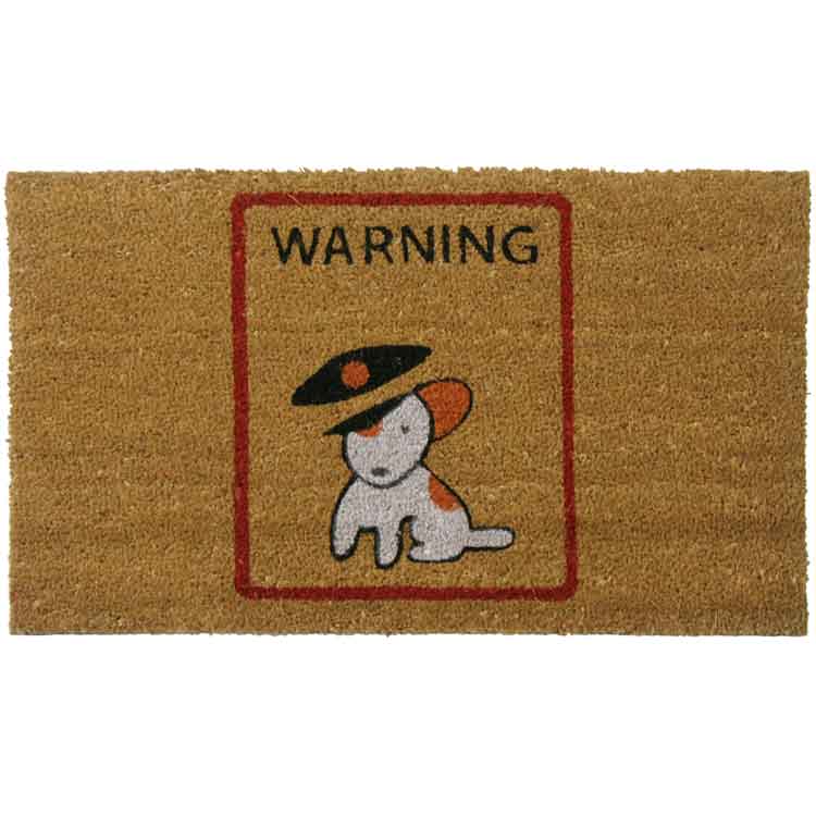 Warning, Vicious Puppy Inside! Dog Doormats