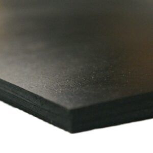 Rubber Sheet, Neoprene Rubber, Width 24 In, Rubber Length
