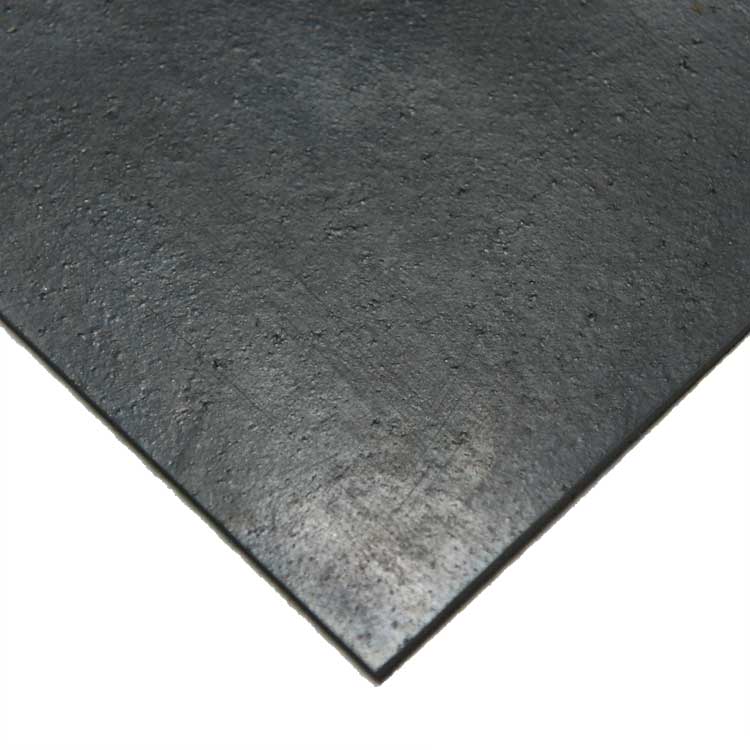Close Up Texture View of Black Nitrile Butadiene Rubber