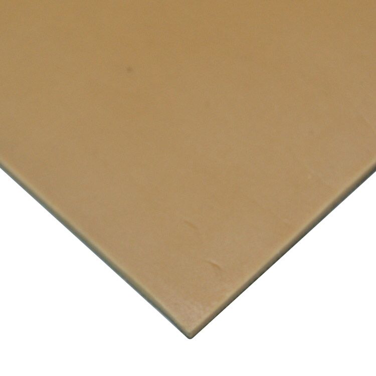 Close Up Corner View of Natural Pure Gum Rubber Sheet
