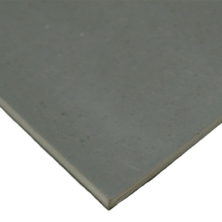 Close Up Corner and Texture View of SBR with 65A Durometer in Gray