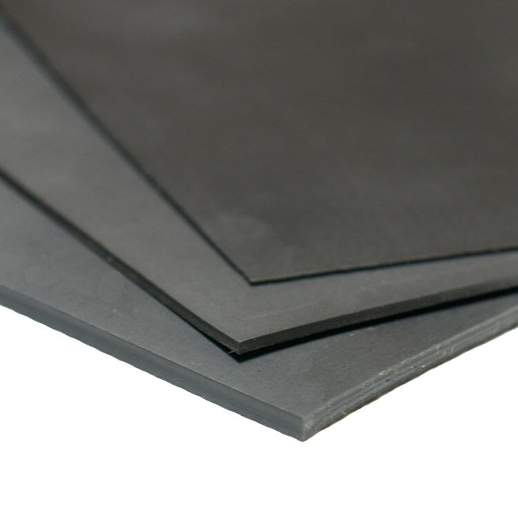 Corner View of Three Santoprene Rubber Sheet With Different Dimensions