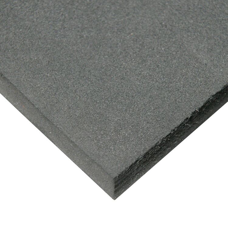 Corner Texture View of Closed Cell Blend Rubber Sheet with Pressure Sensitive Adhesive