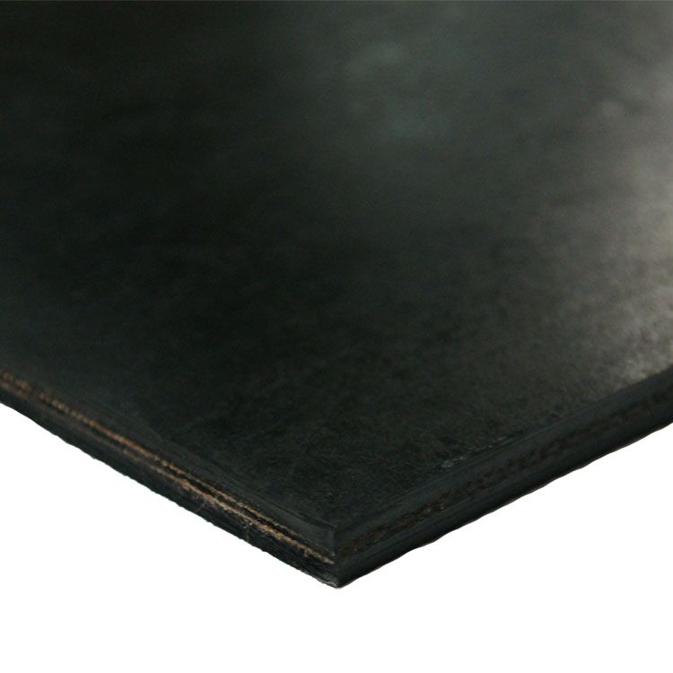 Close Up Corner View of Conveyor Belt Rubber Sheet