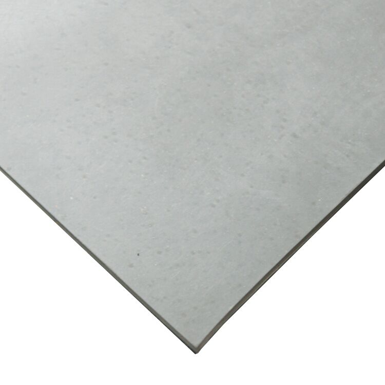 Close Up Texture View of Silicone Premium Grade Rubber Sheet with Durometer 60A in Gray