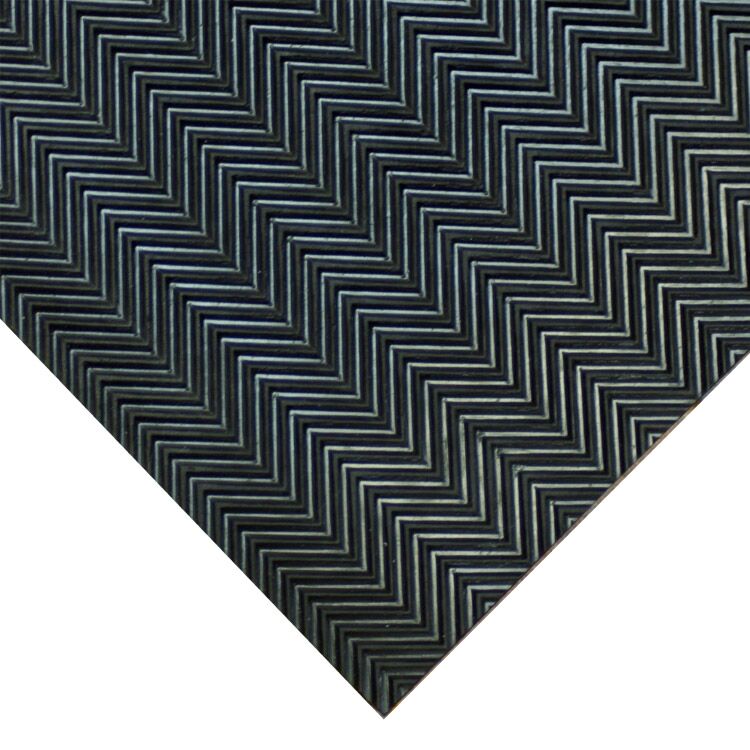 Top View of Fish Bone Patter Rubber's Corner Top View of Fish Bone Patter Rubber's Corner