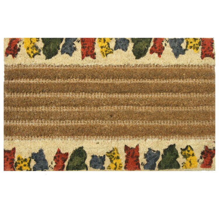 Kitty Cat Coir Decorative Door Mat Kitty Cat Coir Decorative Door Mat