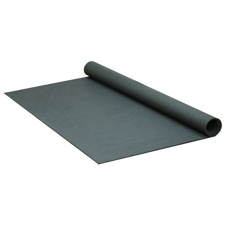 Black Recycled Rubber Flooring Roll