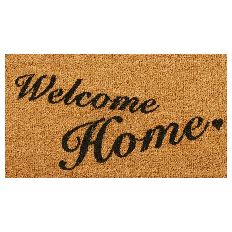 Brown Doormat with the words Brown Doormat with the words