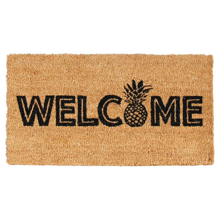 Brown Doormat with the Words Brown Doormat with the Words