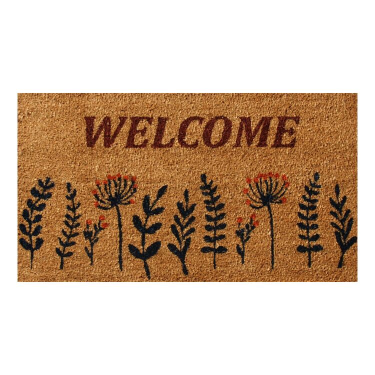 Full Product View of Welcome Flower Mat - Wildflower Meadow Full Product View of Welcome Flower Mat - Wildflower Meadow